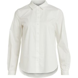 Vila Maat - W34 Blouse Vigimas L/s Shirt/su - Noos 14069160 Cloud Dancer Dames