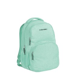 New Rebels ® BTS 2 - Laptoptas - Schooltas - 15 inch - Rugzak - Soft Mint