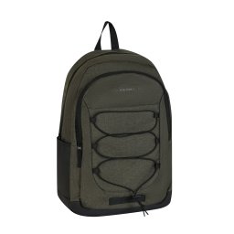 New Rebels Barto Waltham Donkergroen 25L Rugtas Waterafstotend Laptop 15.6" Pullzippers