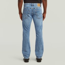 Mosa Straight Jeans - Midden blauw - Heren