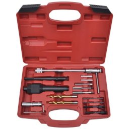 16-delige gloeibougiesleutel set met accessoires Gloeibuis Sleutel - Bougies Lepel - Bougie Tool - A