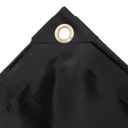 vidaXL Zeildoek 650 g/m² 4x7 m Zwart