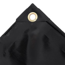 vidaXL Zeildoek 650 g/m² 1,5x20 m Zwart