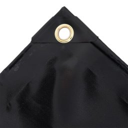 vidaXL Zeildoek 650 g/m² 3,5x5 m Zwart