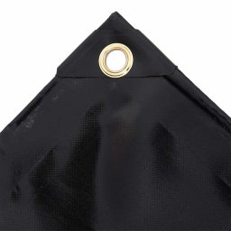 vidaXL Zeildoek 650 g/m² 6x8 m Zwart