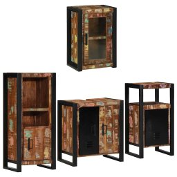 vidaXL Badkamermeubelset 4 st Multikleur 55 x 35 x 60 cm