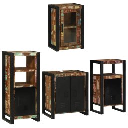 vidaXL Badkamermeubelset 4 st Multikleur 55 x 35 x 60 cm