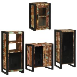 vidaXL Badkamermeubelset 4 st Multikleur 55 x 35 x 60 cm