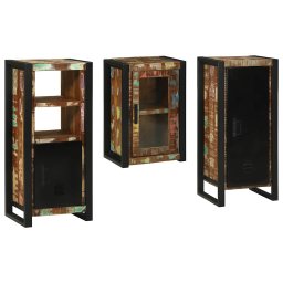 vidaXL Badkamermeubelset 3 st Multikleur 40 x 35 x 90 cm