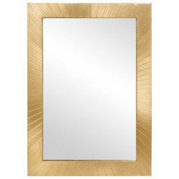 vidaXL Badkamer Spiegel Wandgemonteerd Goud 50 x 2,5 x 70 cm