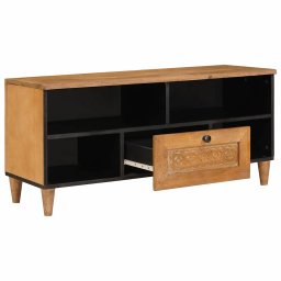 vidaXL TV-kast 100 x 33 x 46 cm Massief Mango Hout