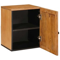 vidaXL Badkamerkast Licht Bruin 38 x 33 x 48 cm Bewerkt hout