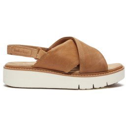 Timberland Safari Dawn - maat 39 - BACKSTRAP SANDAL MEDIUM BEIGE FULL GRAIN Dames Sandalen - MEDIUM