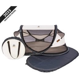 Deryan Baby Luxe Campingbedje – Inclusief zelfopblaasbare matras - Cream