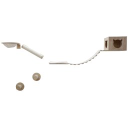 Kerbl Huisdier klimwand Andes voor katten Set van 7 delen Katten