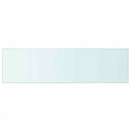 vidaXL Wandschap transparant 90x25 cm glas