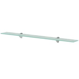 vidaXL Schappen zwevend 2 st 90x10 cm 8 mm glas