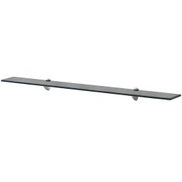 vidaXL Schappen zwevend 2 st 100x20 cm 8 mm glas