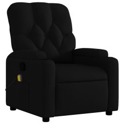 vidaXL Massagestoel met zwarte stof