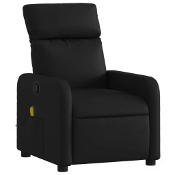 vidaXL Massagestoel Kunstleer Zwart