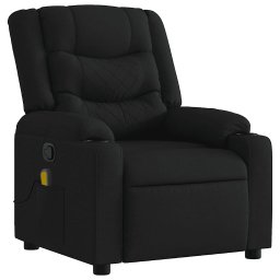 vidaXL Massagestoel met zwarte stof