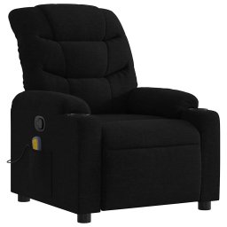 vidaXL Massagestoel met zwarte stof