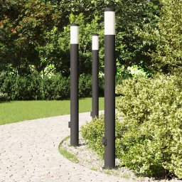 vidaXL Bolderverlichting met stopcontact 3 stuks 110 cm