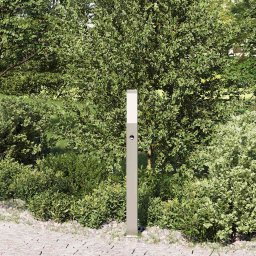 vidaXL Bolderverlichting met sensor 80 cm RVS IP44
