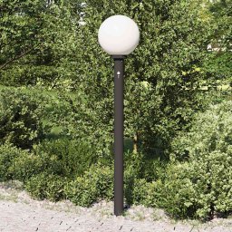 vidaXL Bolderverlichting met sensor 120 cm zwart IP44