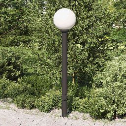 vidaXL Bolderarmatuur met stopcontact 120 cm Zwart IP44