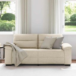 vidaXL 2-zitsbank 180x81x84 cm linnen