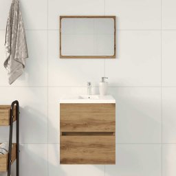 vidaXL Badkamer wastafelkast Artisan Oak 41x38,5x45 cm Engineered Wood