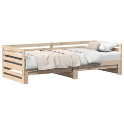 vidaXL Dagbed met onderschuifbed zonder matras 80x200 cm