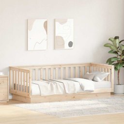 vidaXL Dagbed zonder matras 90x200 cm massief grenenhout