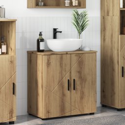vidaXL Badkamer Kast Artisan Eiken 61 x 35 x 64 cm