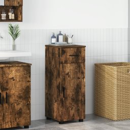 vidaXL Badkamer Kast Gerookt eiken 30 x 35 x 80 cm