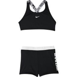 Nike - Maat S - Swim CROSSBACK SPORT Bikini - Zwart - Meisjes