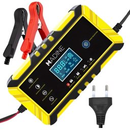 Madine Professionele Acculader - 12/24V 4/6/8A - Reparatiemodus - Druppellader - Acculader voor Auto