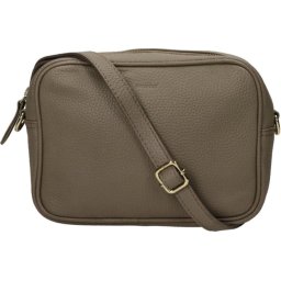 DSTRCT Kleine Schoudertas / Crossbody Tas Dames - Leer - Floater Field - Taupe