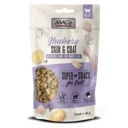 60g MAC's Cat Shakery Snack Huid & Vacht met kip en rundvlees