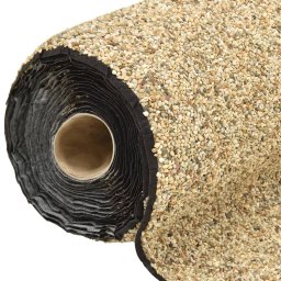 vidaXL Grindfolie 700x40 cm natuurlijk zandkleurig