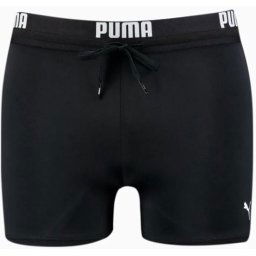 PUMA - M - Swim Logo Trunk Heren Zwembroek - zwart