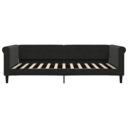 vidaXL Slaapbank 100x200 cm fluweel zwart
