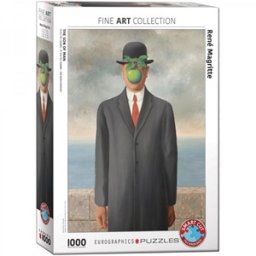 The Son of Man - Rene Magritte Puzzel (1000 stukjes)