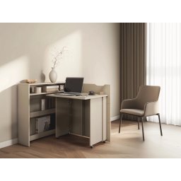 Uitklapbaar bureau CONCEPTION SLIM kasjmier rechts