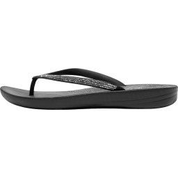 FitFlop IQUSHION - maat 39 - Dames Slippers - Zwart - Sparkle