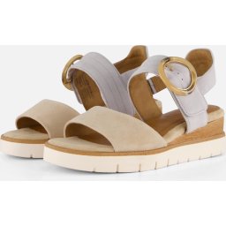 Tamaris - maat 37- Sandalen beige Leer - Dames