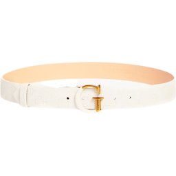 Guess Adjustable Belt Dames Riem - Cream - Maat M