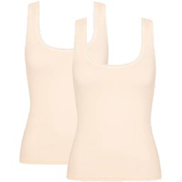 Sloggi - Maat XL Dames GO 2-Pack Tank Top 10209426/00CS