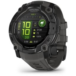 Garmin Instinct 3,50mm,AMOLED,Black Bezel with Charcoal Band Smartwatch Zwart